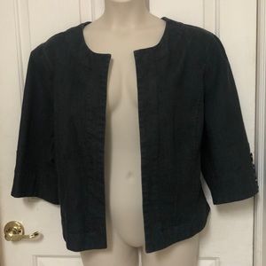 Dark Wash Denim Jacket Size 26/28W